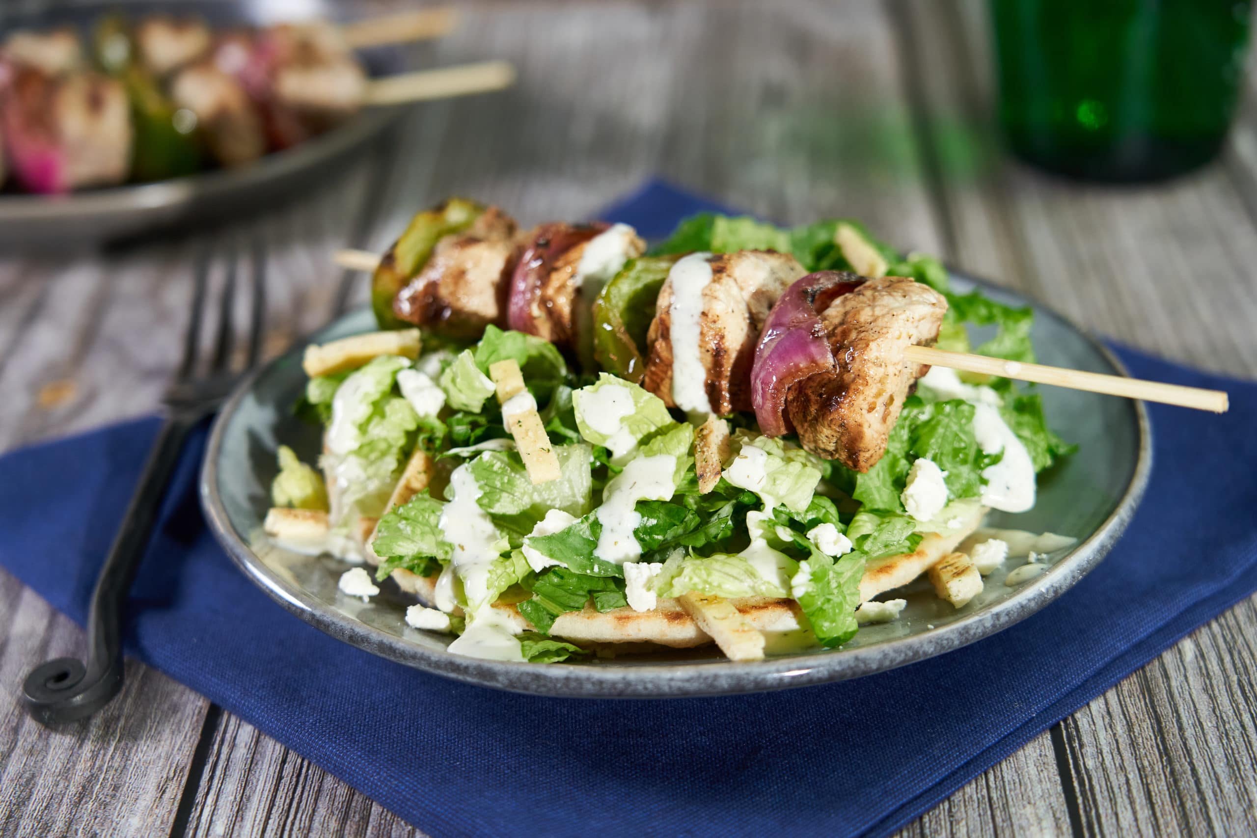 Greek Style Pork Kabobs