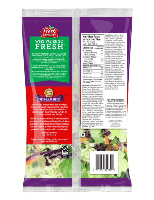 Southwest Chopped Salad Kit Fresh Express Canada