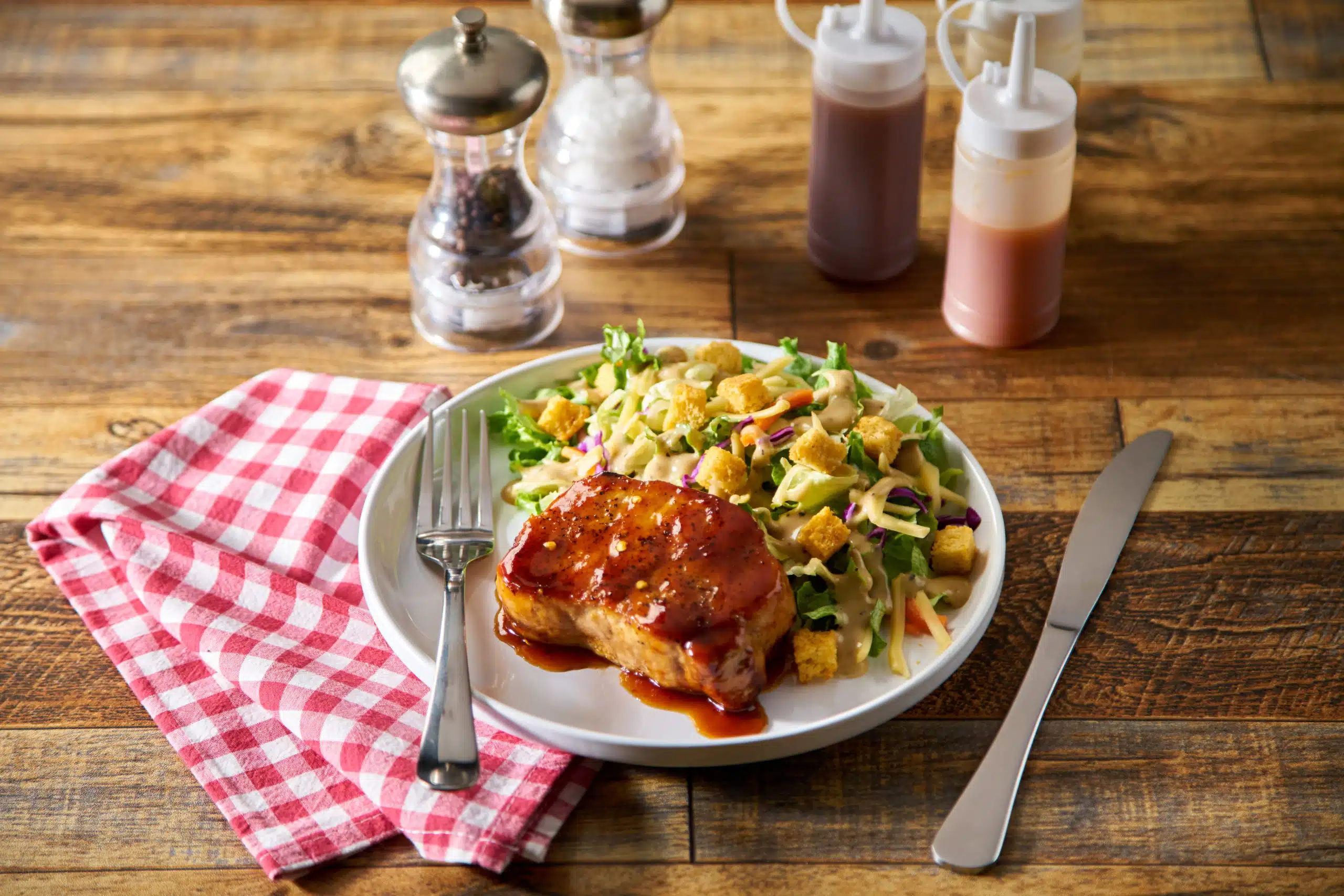 Hot Maple Glazed Pork Chops