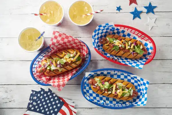 Summer Holiday Chorizo Mexican Style Hot Dogs