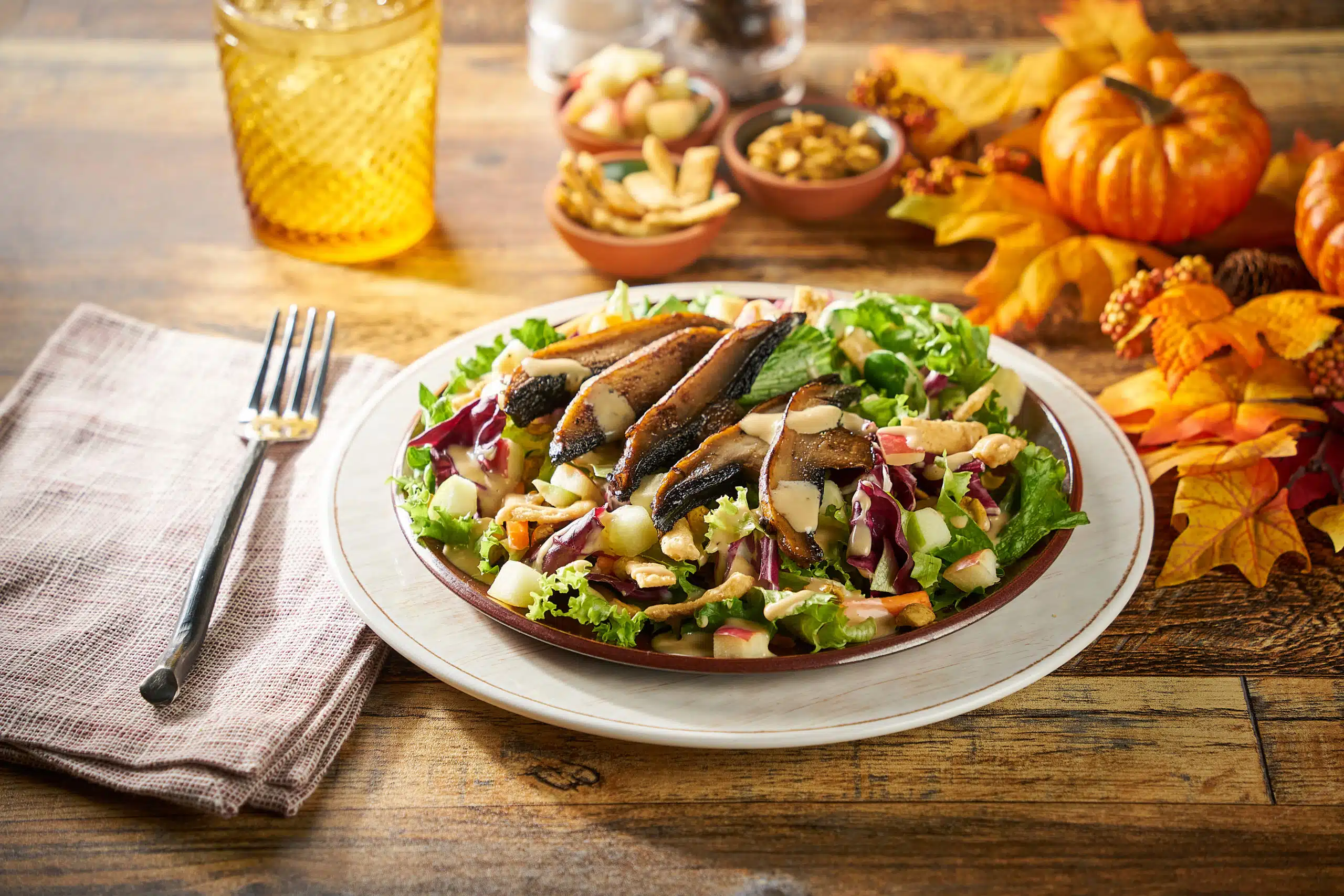 Portobello Mushroom Steak Salad