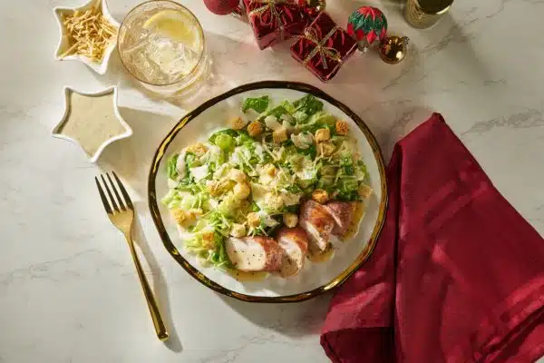 Creamy Truffle Caesar Proscuttio Wrapped Chicken Salad