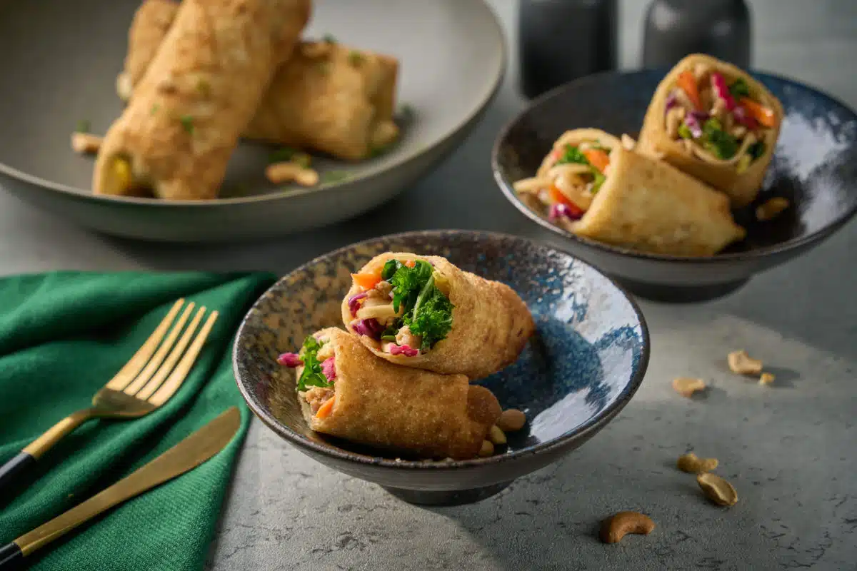 Air Fryer Ground Chicken Egg Roll